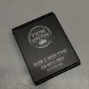 Viking Revolution Black Safety Razor Stand - Razor Holder and Shaving Brush Stand to Prolong the Life of Your Razor - Weighted Bottom for Extra Stability