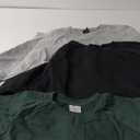 Real Essentials 3 Pack: Men's Soft Plush Fleece Crewneck Sweatshirt - Athletic Pullover Sweater (Big & Tall) (XX-Large)