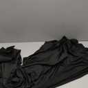 2 Pack 6FT Table Cloth for Rectangle Tables - Black Tablecloths Rectangular Fitted Stretch Spandex Table Covers 6 ft for Birthday, Cocktail, Wedding, Banquet Christmas Holiday Tablecloth
