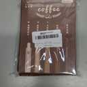 5 Pcs Coffee Pens, 10 Pcs Retractable Quick Dry 0.5mm Fine Point Black Pen Refills Ink Unique Pens of Gift Cute Gel Pens for Women (Coffee pen set)