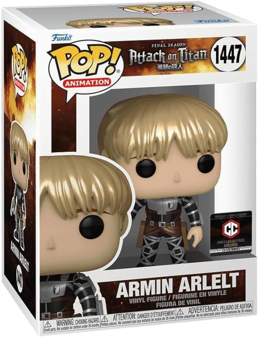 Pop! Animation: Attack on Titan - Armin Arlelt *Metallic* (Chalice Collectibles Exclusive)