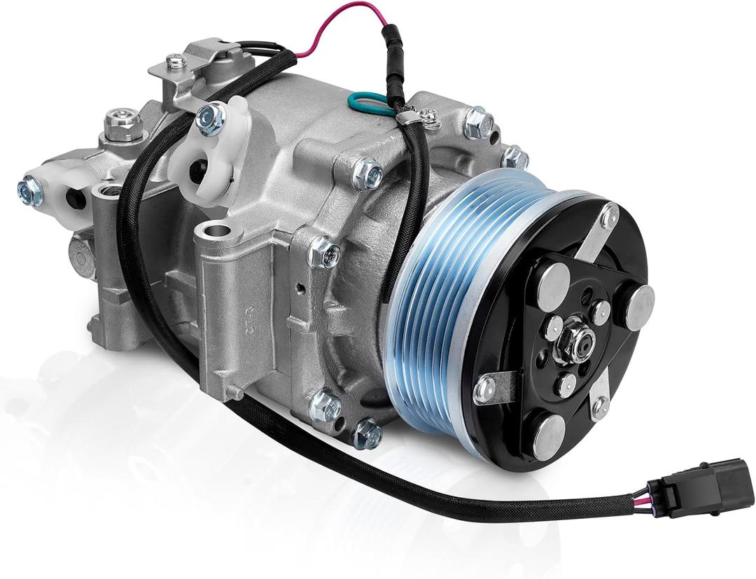 AC Compressor with Clutch Compatible with 2006-2011 Honda Civic 1.8L, Air Conditioner Compressor Replaces # 38800RNAA01 38810RRBA01 38800-RNB-A02 38800RNAA010M2