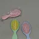 3 Pack Mini Hair Brush Bulk, Wet Hair Brush for Travel, Mini Brush for Most Hair Types, Travel Brushes, Bridesmaid Gifts