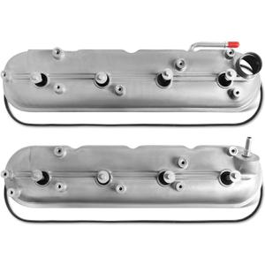 Valve Cover Set w/Gaskets & Bolts for 2009-2019 Chevy Silverado/Express/Tahoe, GMC Sierra/Yukon, Cadillac 4.8L 5.3L 6.0L 6.2L V8 Engines 12642655 12637684 (Passenger & Driver Side)