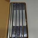 12 inch Soft Self Close Drawer Slides 6 Pairs (12pcs) Full Extension Ball Bearing 3 fold Full Stretch Side Mount Drawer Slides 100 LB Capacity Drawer Slide 12" Silver