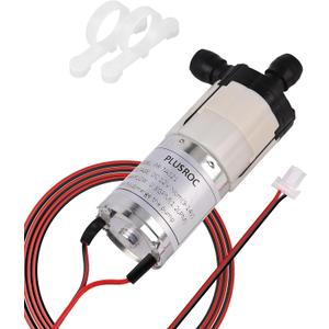 PlusRoc 12V DC 1.2LPM Mini Water Pump Replacement Compatible with GE Profile Opal 2.0 Ice Maker, Food-Grade Self Priming Small Transfer Pump, For Coffee Machine Water Dispenser