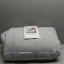 3Inch Queen Mattress Topper Cover(Only Cover),Mattress Protector Bedding,Foam and Latex Mattress Cover with Zipper and Adjustable Straps,Pillow Top(80 x 60) Gray