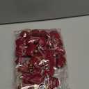 36 Pcs Valentines Day Velvet Heart Ornaments Bulk Valentine Tree Decoration Mini Flocking Hanging Ornaments for Valentine's Anniversary Party Mini Tree Decor(Red)