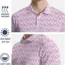 Golf Shirts for Men Funny Golf Polo Shirts Short Sleeve Polo Shirts Moisture Wicking Performance Golf Outfits (XL)