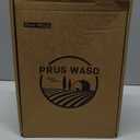 Prus Waso Matte Black Soap Dispenser Set, Kitchen Soap Dispenser Set with Black Stainless Steel Pump, Perfect for Kitchen Decor and Accessories. (Black)