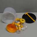 ELEAD No-Spill Coolant Funnel Kit - 19-Piece Radiator Funnel burping kit, coolant Bleeder kit, Extra Funnels and Adapters for Universal Vehicle (Multi-use Version Yellow)