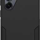 OtterBox Samsung Galaxy S26 Commuter Series Case - Black, Slim & Tough, Pocket-Friendly, with Port Protection, Protective Phone Case for Samsung Galaxy