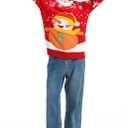 MGparty Ugly Christmas Sweater for Women 2025 Christmas Cute Light Up Sweaters Holiday Party Novelty Funny Pullover (Medium, Red)