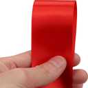 2 x 1-1/2 inches 50 Yard Red Satin Ribbon for Gift Wrapping, Wedding, Crafts, Christmas,Easter, Floral, Hair, Invitation Decorations and More