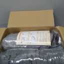 JOEJOY Orthopedic Dog Bed for Large Dogs, Egg-Crate Memory Foam Pet Bed with Bolster Sides, Waterproof Lining, Removable Washable Cover & Non-Slip Bottom, Grey (L(35"x 25"x 7"))