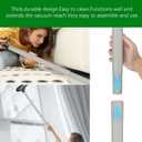 2 Pack 19 inch Vacuum Extension Wand Attachments 1.25 in Hose,Replacement Vacuum Cleaner Extension Pipe Tubes Compatible with Oreck Vacuums