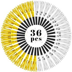 LovesTown 36PCS Party Blowers, Noise Makers Party Favors, Birthday Blowers for Kids, Silver and Gold