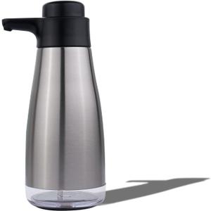 AIKE 15fl.oz Stainless Steel Liquid Soap Dispenser for Dish and Hand Soap