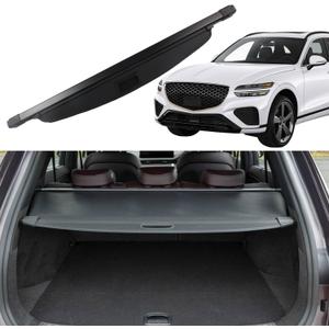 Cargo Cover for 2024 Genesis GV70 2022 2023 2025 2026 Trunk Cover Rear Trunk Security Cover Shielding Shade Car Accessories, Black