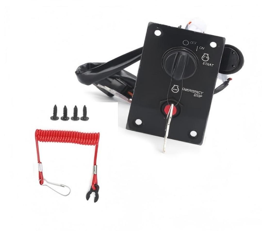 Boat Outboard Single Engine Ignition Key Switch Panel Assy 37100-96J24 37100-96J25 for Suzuki