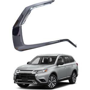 munirater Right Front Bumper Chrome Trim Molding Strip Replacement for 2016-2019 Outlander MI1047103 MI1047104