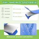 Trampoline Pad, 16FT Trampoline Replacement Safety Pad, Universal Trampoline Pads, Spring Cover, Waterproof, Tear Resistant, Round Arch Trampoline Parts for Kids