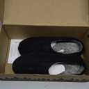 Nootkas Felted Merino Wool 'Astoria' Mule House Slipper for Men and Women (7.5-8 Women/5-5.5 Men, Charcoal/Black)