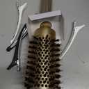 AIMIKE Round Brush for Blow Out, Medium Round Hair Brush Nano Thermal Ceramic & Ionic Tech, for Blow Drying & Styling, Curling and Shine - 2.9 inch Barrel w/Boar Bristles