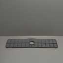 TOOVEM Silicone Faucet Mat, 24 x 5.5 Inch Kitchen Sink Splash Guard Behind The Faucet, Faucet Handle Drip Catcher Tray Dish Soap Sponge Holder for Kitchen, Bathroom,Bar, Rv (Grey)