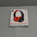 Altec Lansing Kid Safe Noise Cancelling Wireless Headphones 15H Battery, 85dB Volume Limit, Foldable Design Powerful Sound, Active Noise Cancellation Perfect for Kids Ages 7+ (Blackout Classic Red)