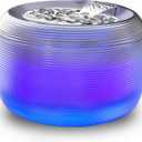 SIBAYS 3.5L Cat Water Fountain, 118oz Large Capacity Cat Fountains for Drinking with Water Level LED Light, Quiet Automatic Pet Water Fountain for Cats Indoor, Dog Water Dispenser Easy to Clean FS75