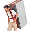 KEDSUM Moving Straps 1 Person, Lifting Straps Moving with Max 600LBS Load Capacity, Back/Front Carry Modes for Heavy Furniture, Thicken Sponge Vest, Upgraded Move Tool for Renters, Movers