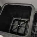 24 PCS Adjustable Bed Risers 12 Inch Heavy Duty, Furniture Risers Elevation in Heights 3, 4, 5, 6, 7, 8, 9, 10, 11, 12 Inch for Couch, Sofa, Table, Chair, Raisers Support up to 6,000 lbs, Black