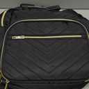 MATEIN Work Backpack with Lunch Compartment, Insulated Quilted Lunch Backpack for Women, Water Resistant Lunchbox Back Pack for Nurse, 15.6 Inch Teacher Work Bag for Office Business Commuting, Black