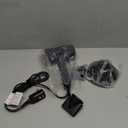 slopehill Professional Ionic Hair Dryer, Powerful 1800W Fast Drying Low Noise Blow Dryer with 2 Concentrator Nozzle 1 Diffuser Attachments for Home Salon Travel (Black)