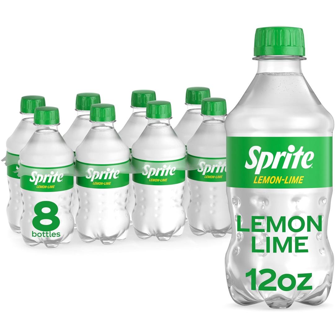 Sprite, Lemon Lime Soda, 12 oz (pack of 8) (EXP 11/02/26)