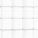 AWTATOS Wire Cube Storage Organizer, Closet Organizers and Storage, Metal 12 Cube Storage Shelves Bookshelf, Portable Closet Clothes Organizer for Bedroom, Home, Office, White (12 Cube(30x30cm))