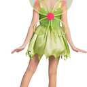 Spooktacular Creations Fairy Costume for Girls, Toddlers Green Fairy Costume Dress, Fairy Tutu Dress for Kids Halloween Party (M)