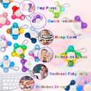 42 PCS Pop Fidget Spinners - Colorful Party Favors for Kids - Sensory Toys for Stress Relief and Anxiety - Classroom Prizes,Goodie Bag Stuffers,Birthday Gifts