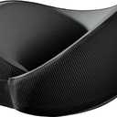 Skechers Men's Memory Foam Neck Pillow, Comfortable & Breathable Travel Pillow,Neck Pillow Airplane for Travel, Car Rides, Home, and Office Use, Ergonomic Design for Men and Women,Black