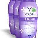 Vagisil Feminine Wash for Intimate Area Hygiene, pH Balance, Gynecologist Tested, Hypoallergenic, 12 oz, (Pack of 3)