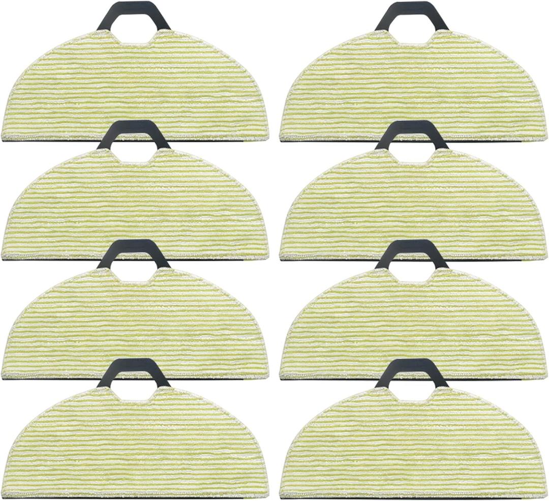 Vacuum Mop Replacement Pads for Shark RV2001WD/2002WD/AV2001WD Reusable Hard Floor Cloth Expert Wet Replacement Microfiber Soft Pad (8)