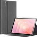 INFILAND Case for Galaxy Tab S11 2025 11 Inch, Multi-Angle Stand Cover Compatible with Samsung Tab S11 5G SM-X736B/ SM-X730 [Auto Wake/Sleep], (Grey)