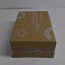 ComSaf Airtight Glass Storage Canister with Wood Lid (1.6 Qt), Clear Food Storage Container Jar with Sealing Lids for Oat Pasta Flour Cereal Rice Sugar Tea Coffee Beans, Set of 2 Square Cookie Jar