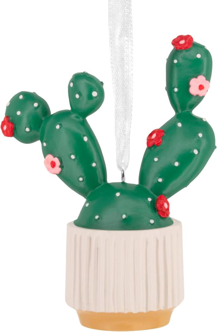 Hallmark Potted Cactus Christmas Ornament, Gifts for Gardeners