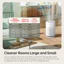 LG PuriCare 360 Air Purifiers for Home, Large and Small Room, Bedroom, Up to 2,059 ft in 1 Hr with NanoFiber True HEPA Filter, 360 Degrees of Filtration, WiFi, Air Quality Monitor, Low Noise