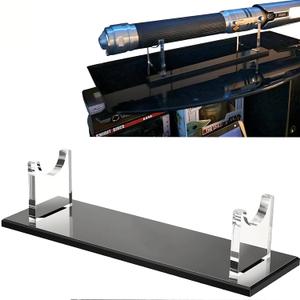 WANLIAN Lightsaber rack, sword rack, acrylic lightsaber rack, sword rack, decorative sword rack (Black)