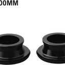 1 Pair Mountain Bike hub Quick Release Adapter, Bike Hub Converter End Cap, M9 To 15mm Front Hub, M10 To 12mm Rear Hub, Aluminum Alloy(15 * 100mm)