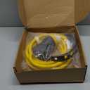 15ft 30 Amp to 50 Amp RV Locking Adapter Cord Compatible with Nema TT-30P Male to SS2-50R, Locking Female Power Dog Bone Plug for RV Trailer Camper, STW 10 Awg/3c