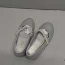 DREAM PAIRS Girls Mary Jane Dress Shoes Ballerina Flats for Wedding, Party (Toddler/Little Kid/Big Kid) (Silver/Glitter), 10